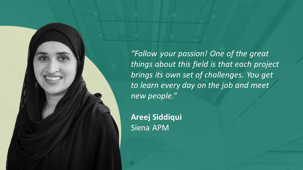 Siena Employee Spotlight APM Areej Siddiqui Siena Construction